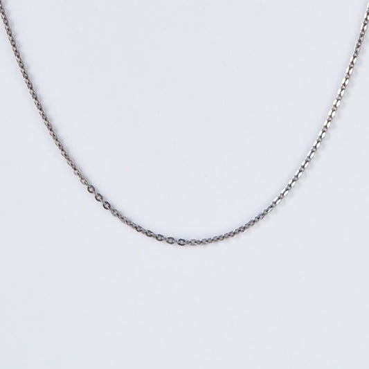 Titanium Necklace Flat Link Cable