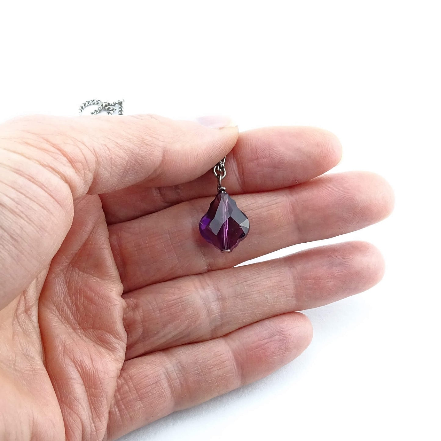 Amethyst Nickel Free Necklace