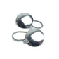 Titanium Earrings Domed Disc, Small Circle Niobium Earrings, Nickel Free Hypoallergenic Discs, Earrings for Sensitive Ears, Titanium Jewelry