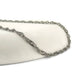 Titanium Singapore Chain Necklace, Pure Titanium Chain Necklace for Sensitive Skin, Hypoallergenic and Nickel Free Titanium Necklace