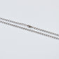 Fine Curb Chain Titanium Necklace