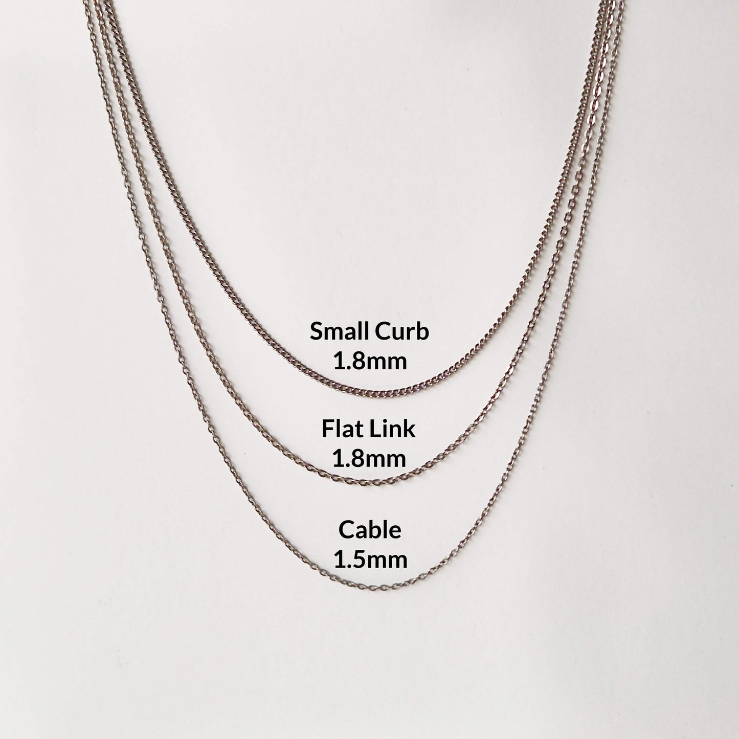 Titanium Cable Chain Necklace