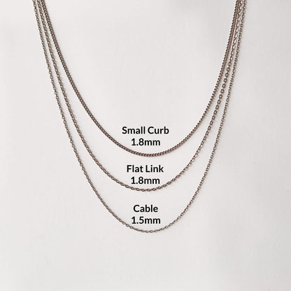 Titanium Cable Chain Necklace