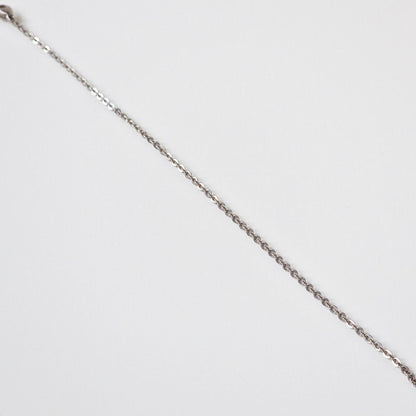 Flat Link Cable Titanium Anklet, Feminine Pure Titanium Chain Ankle Bracelet for Sensitive Skin, Delicate 1.8mm Hypoallergenic Nickel Free