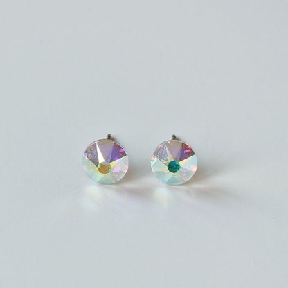 Aurora Borealis Titanium Stud Earrings