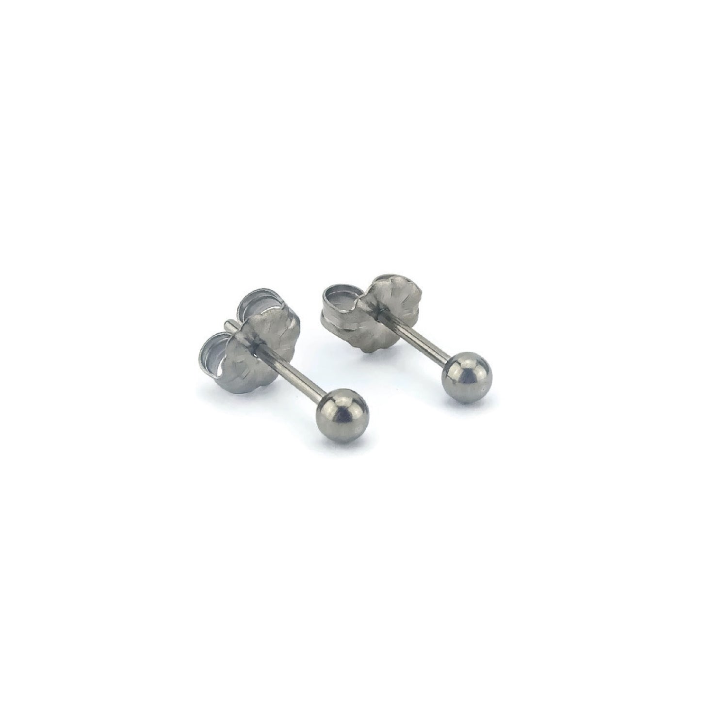 Silver Ball Studs 3mm Titanium Ball Studs