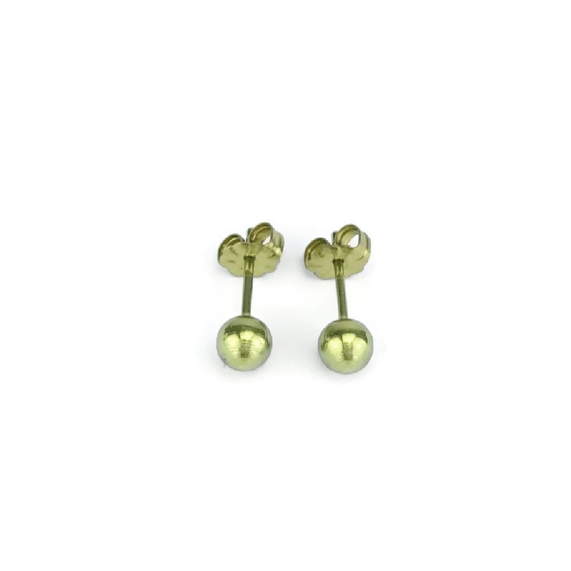Golden Titanium Steel 18K Gold Plated Drop Earrings at Rs 207/pair in Rajkot