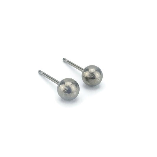 5mm Titanium Ball Stud Earrings