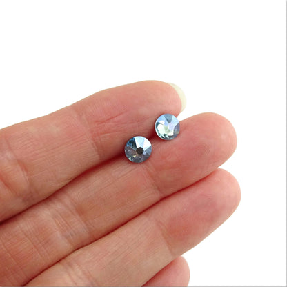 Aquamarine Moonlight Hypoallergenic Studs