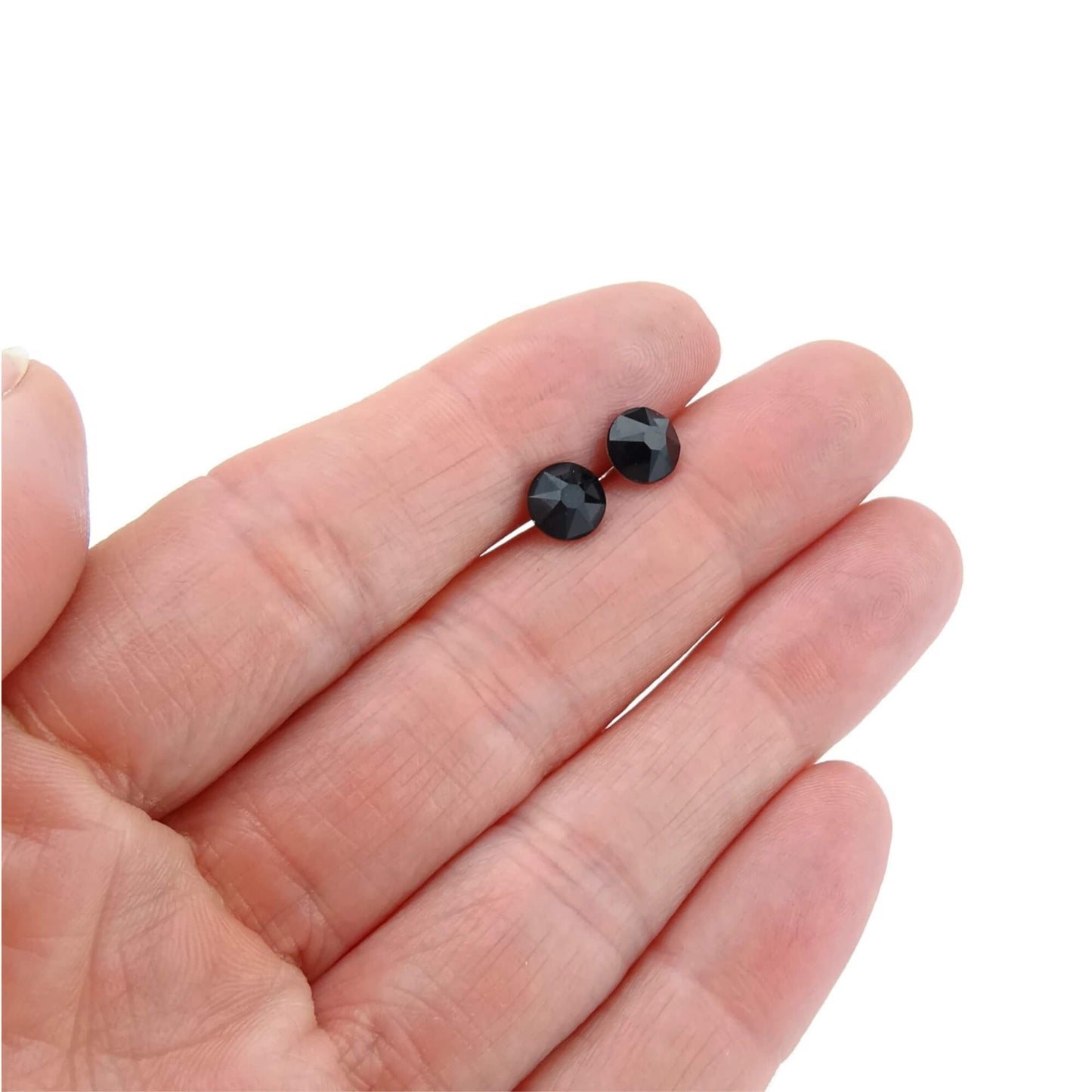 Black Nickel Free Stud Earrings