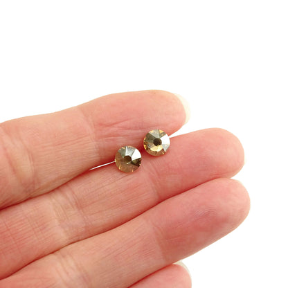 Golden Shadow Hypoallergenic Studs