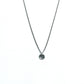 Titanium Necklace Tiny Disc, Niobium Circle Disk Necklace, Modern Hypoallergenic Niobium and Titanium Necklace for Sensitive Skin