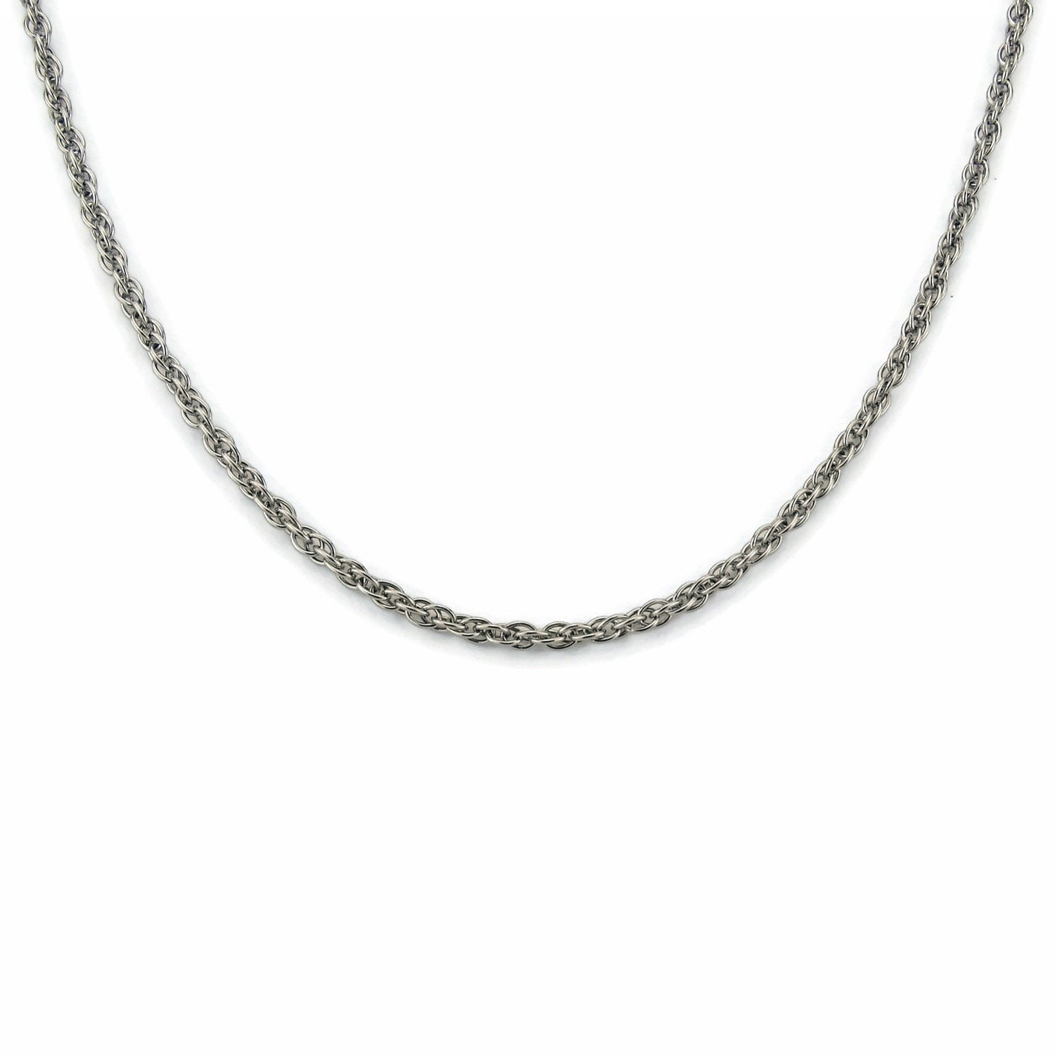 Titanium Double Rope Chain Necklace | Nonita Jewelry