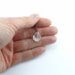 Clear Baroque Crystal Titanium Necklace, Nickel Free Necklace For Sensitive Skin, Swarovski Crystal Pure Titanium Jewelry