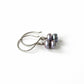 Gray Peacock Pearl Niobium Earrings, Grey Button Pearl Titanium Earrings for Sensitive Ears, Hypoallergenic Nickel Free, Freshwater Pearls