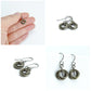 Bronze Color Niobium Earrings for Sensitive Ears, Mobius Love Knot, Brown Chainmaille Nickel Free Hypoallergenic Earrings, Titanium Earrings