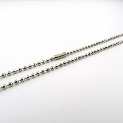 Titanium Ball Chain Necklace for Sensitive Skin