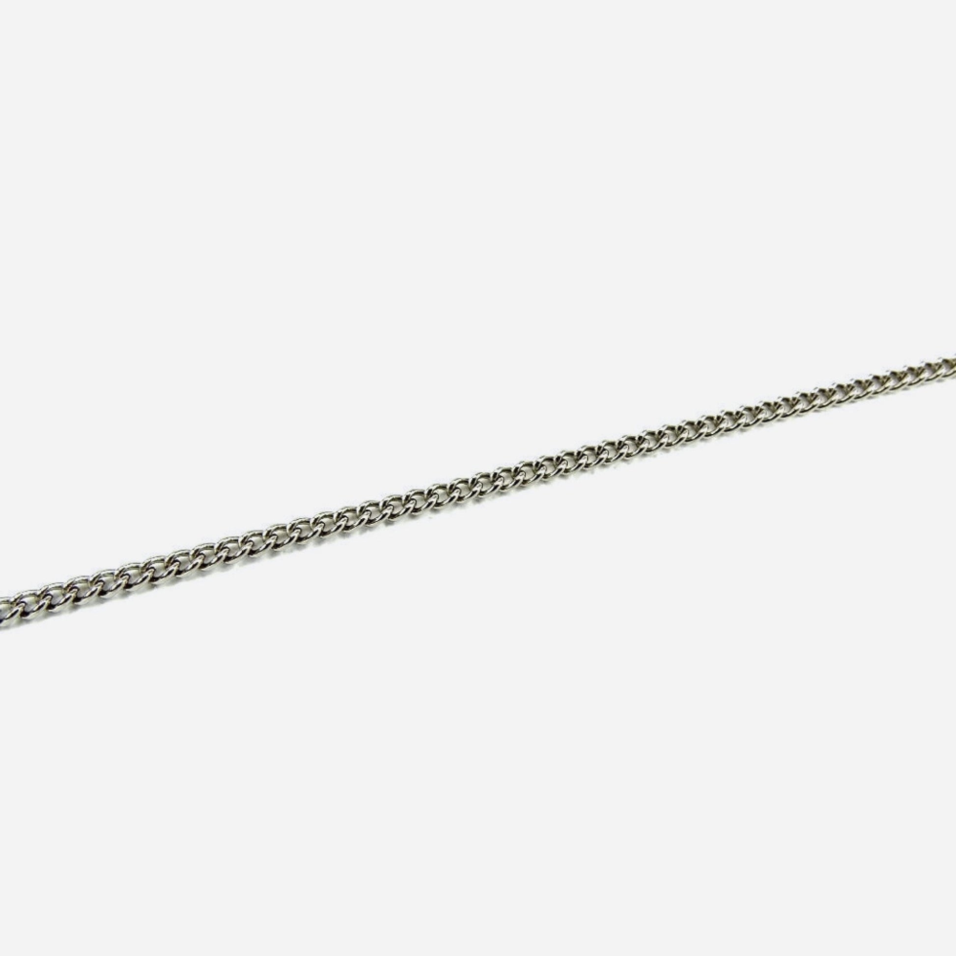 Titanium Necklace, No Nickel Necklace for Sensitive Skin, Simple Modern Titanium Curb Chain Necklace, Elegant Pure Titanium Necklace