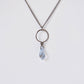 Blue Shade Teardrop Titanium Necklace