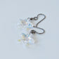 Aurora Borealis Crystal Starfish Titanium Earrings