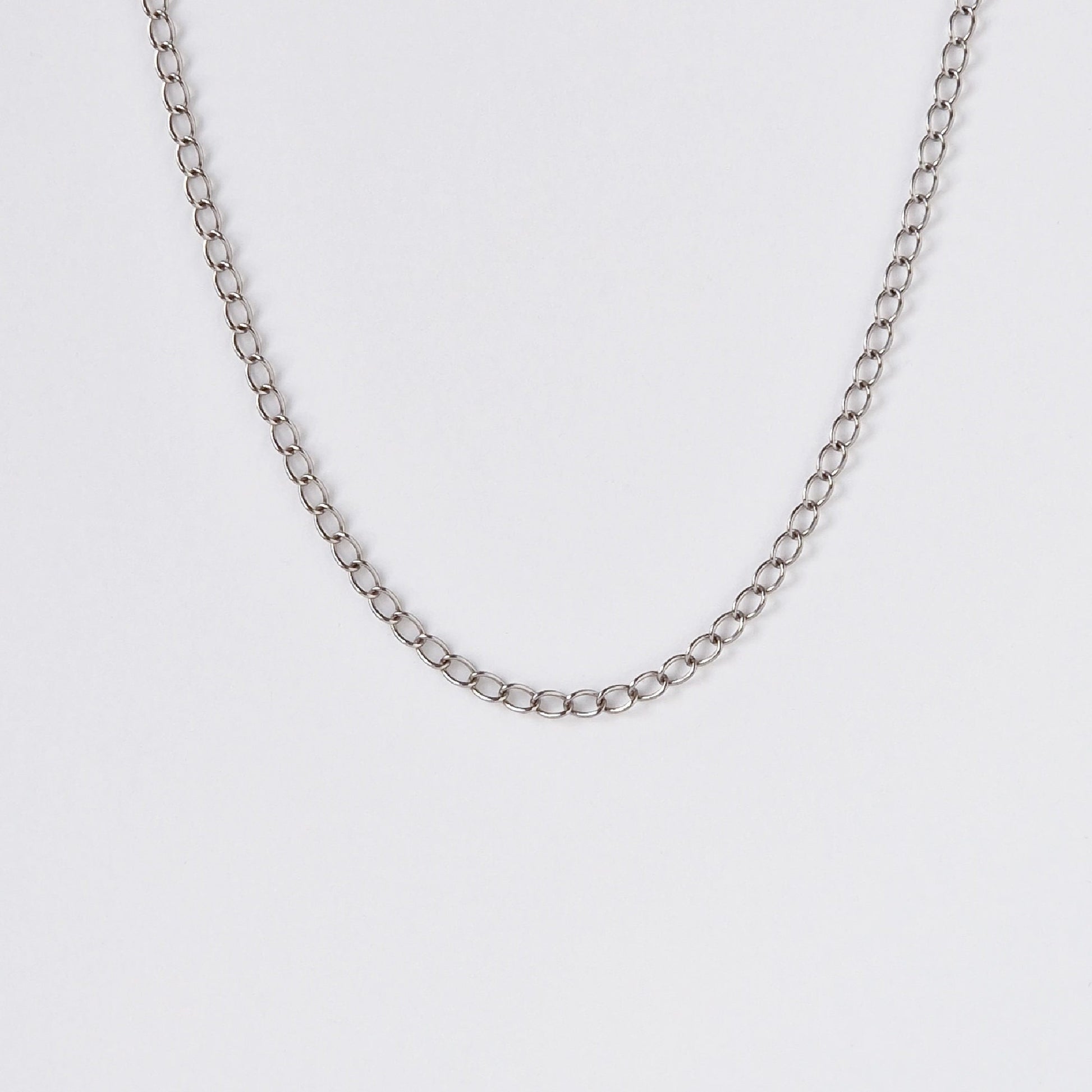 Titanium Necklace Fine Curb Chain Nonita Jewelry