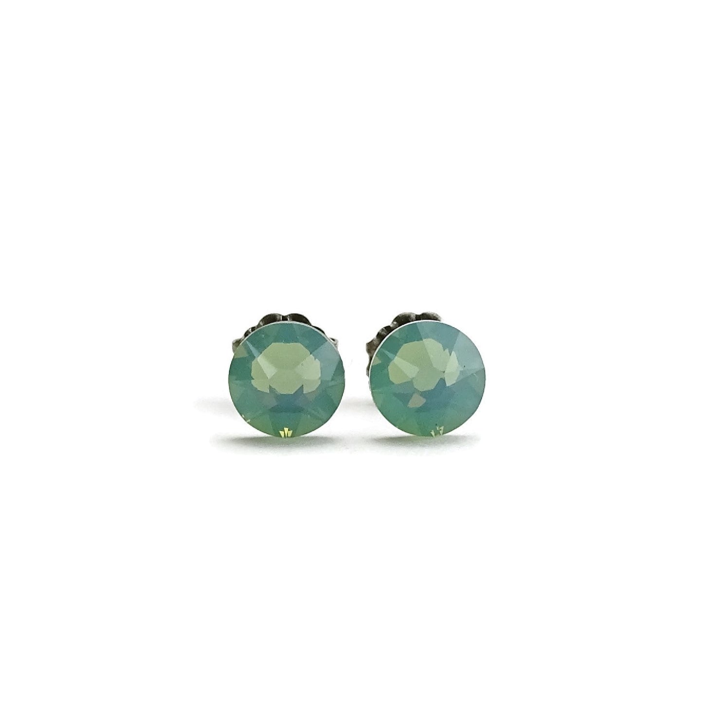 Pacific Opal Titanium Stud Earrings for Sensitive Ears