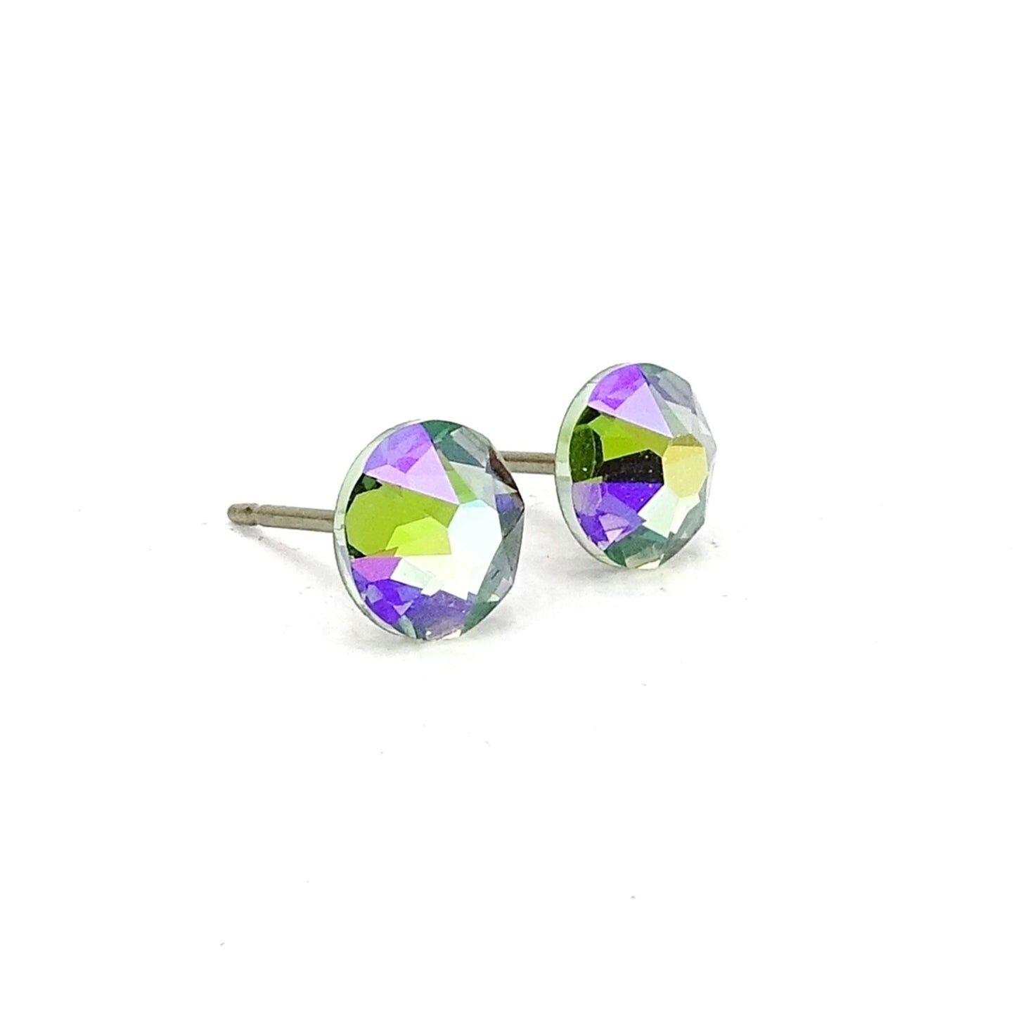 Paradise Shine Titanium Stud Earrings for Sensitive Ears