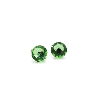 Peridot Titanium Post Earrings