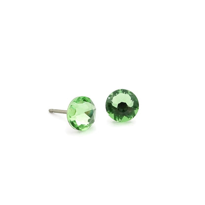 Peridot Titanium Studs