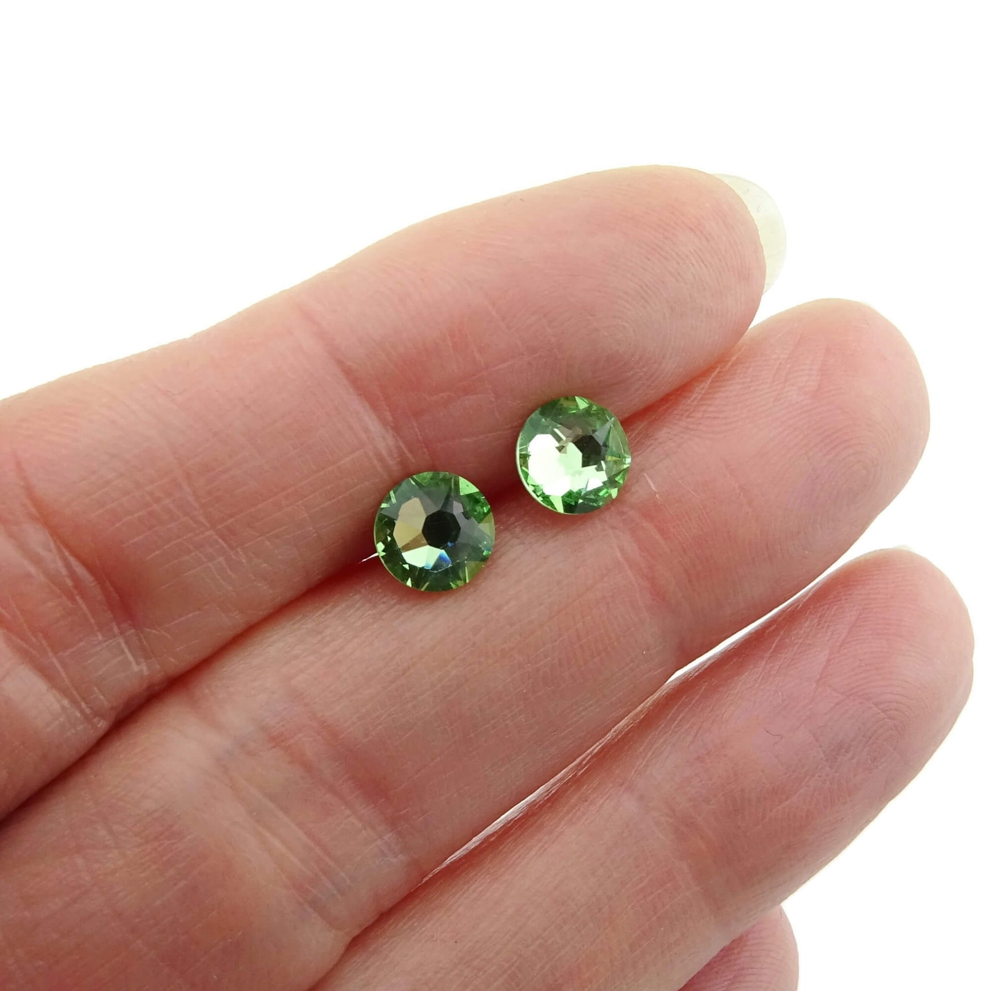 Peridot Hypoallergenic Stud Earrings