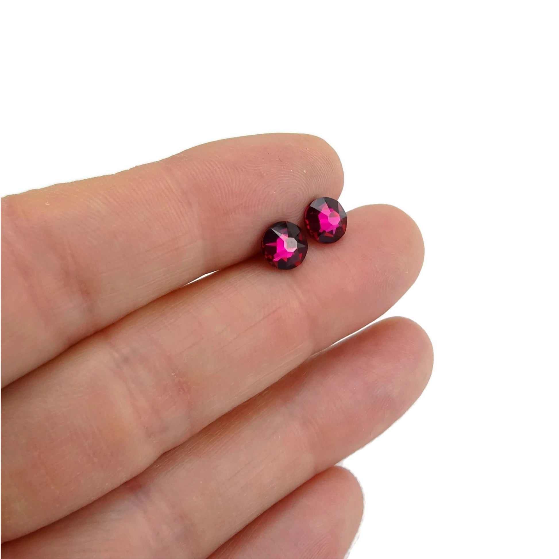 Ruby Hypoallergenic Stud Earrings