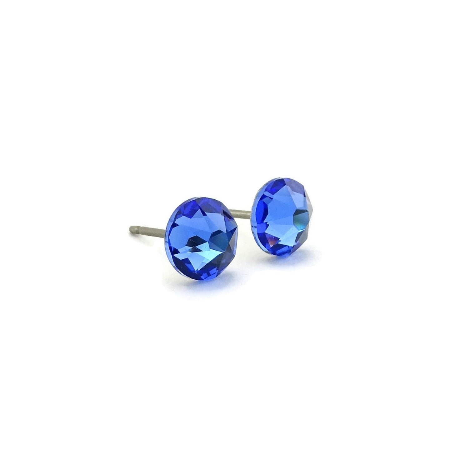 Sapphire Titanium Studs