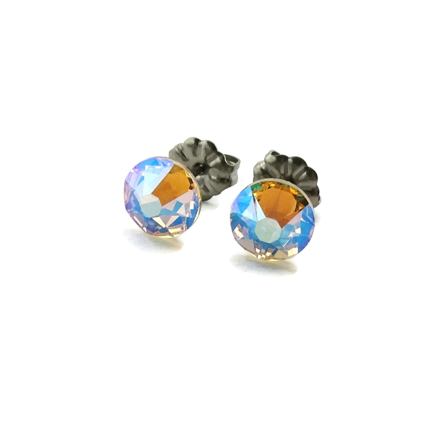 Silk Shimmer Hypoallergenic Stud Earrings