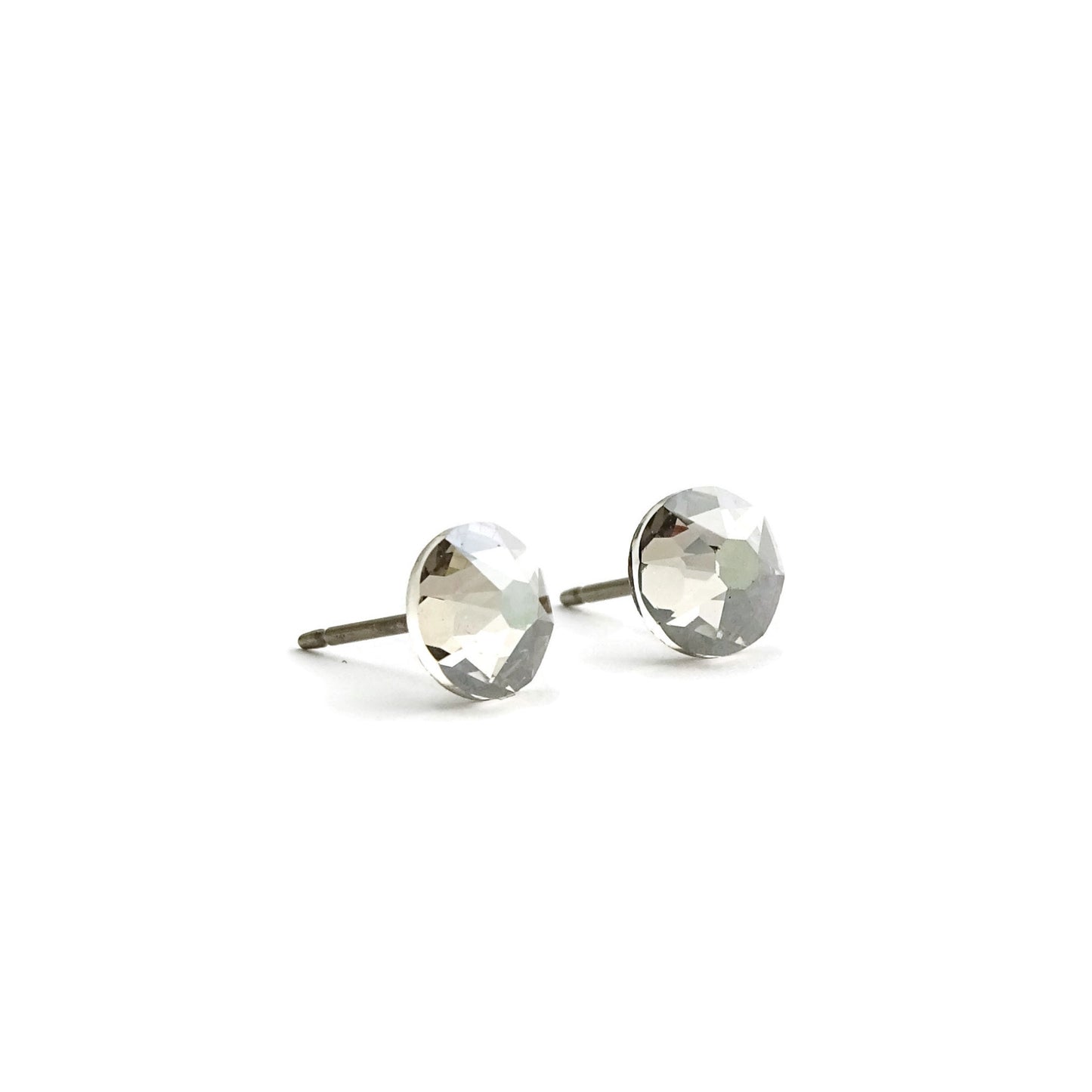 Silver Shade Titanium Studs