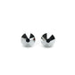 Silver Titanium Stud Earrings for Sensitive Ears