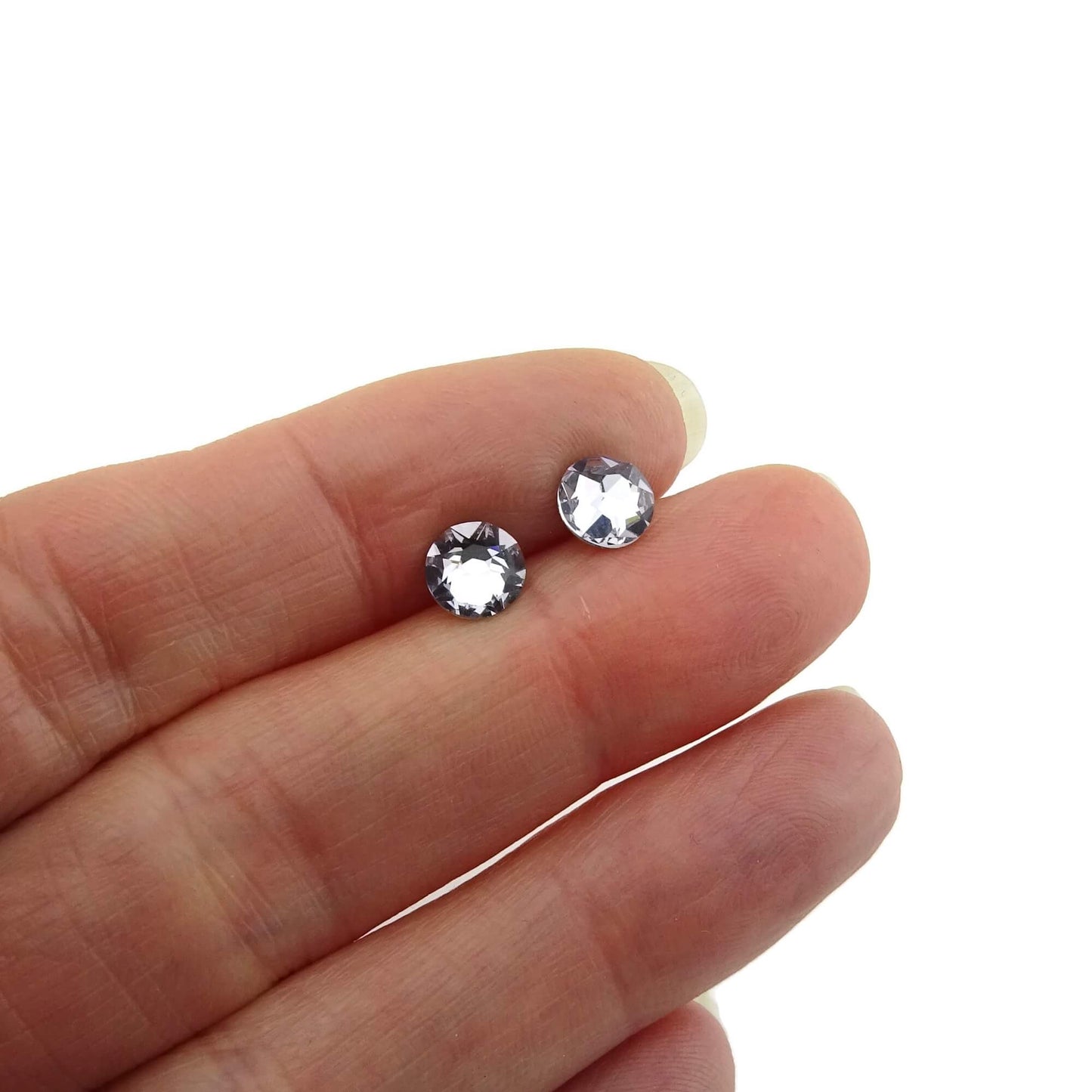 Smoky Mauve Nickel Free Stud Earrings