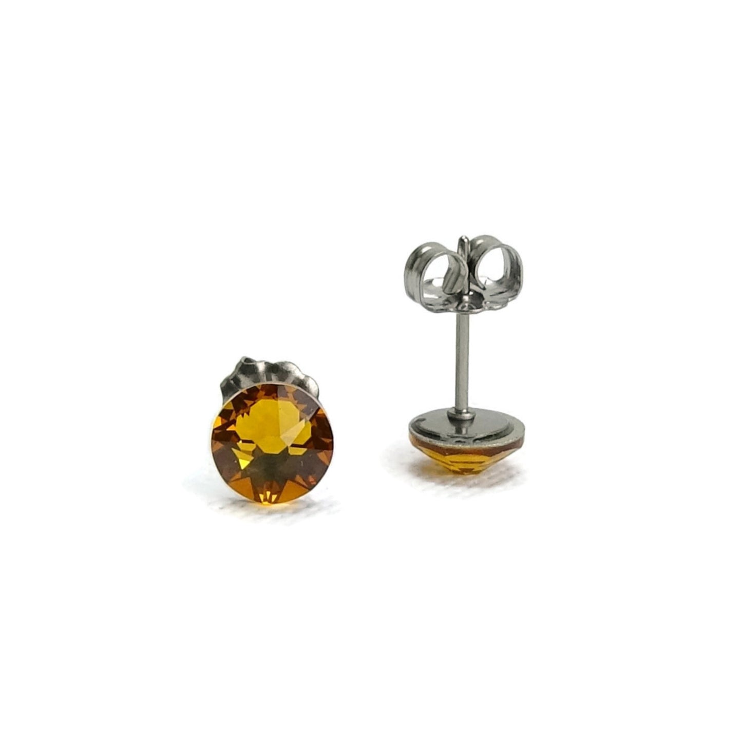 Topaz Nickel Free Studs