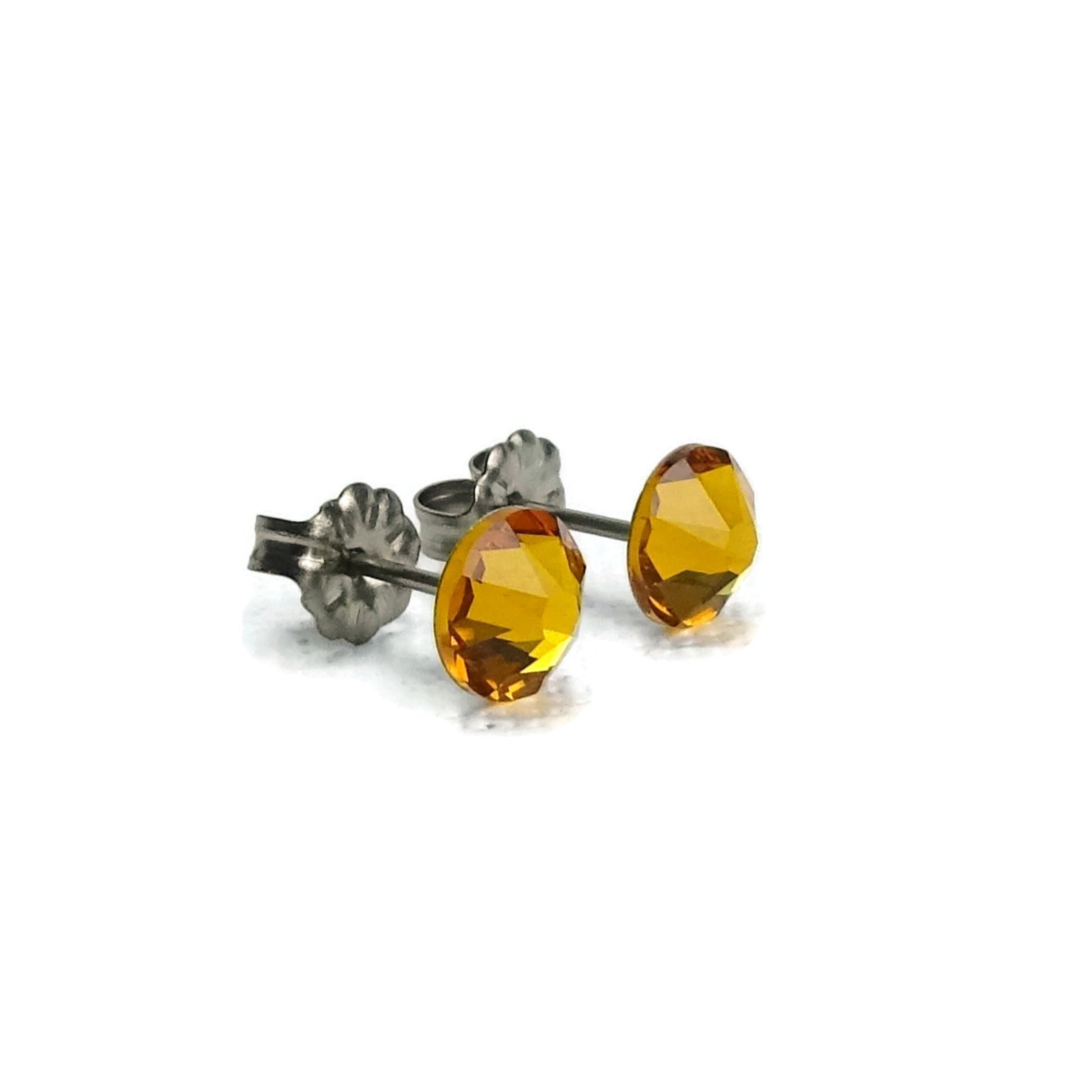 Topaz Hypoallergenic Studs